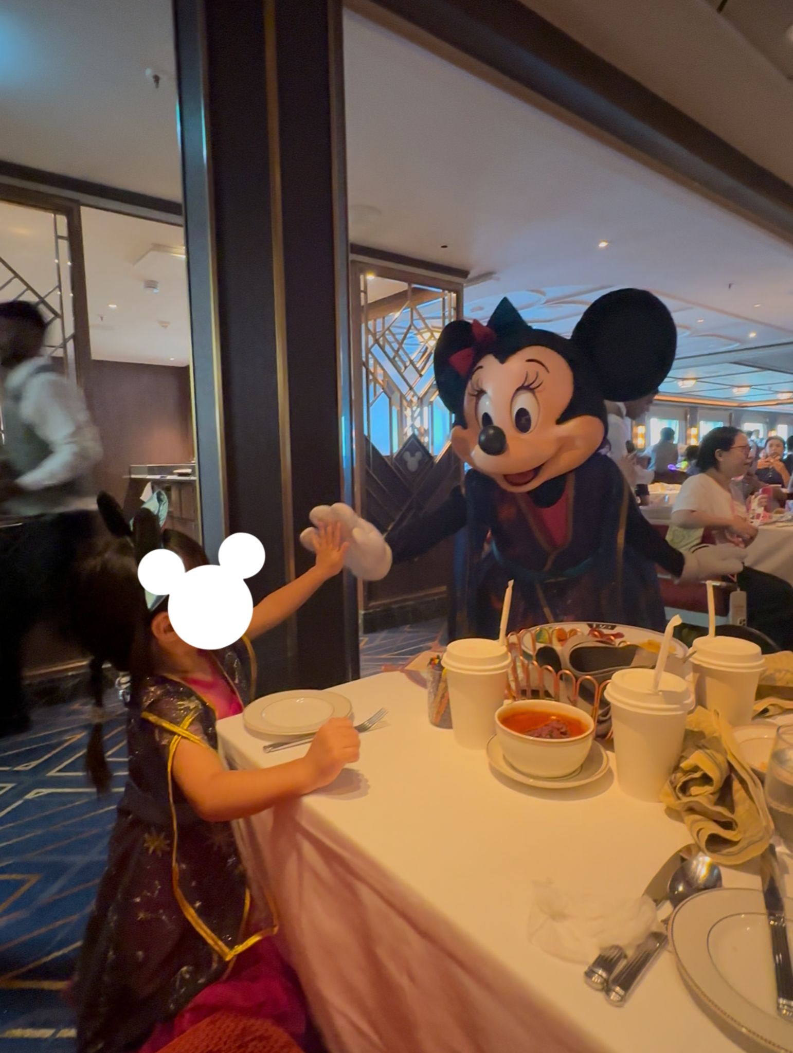 ミニーとのグリーティング