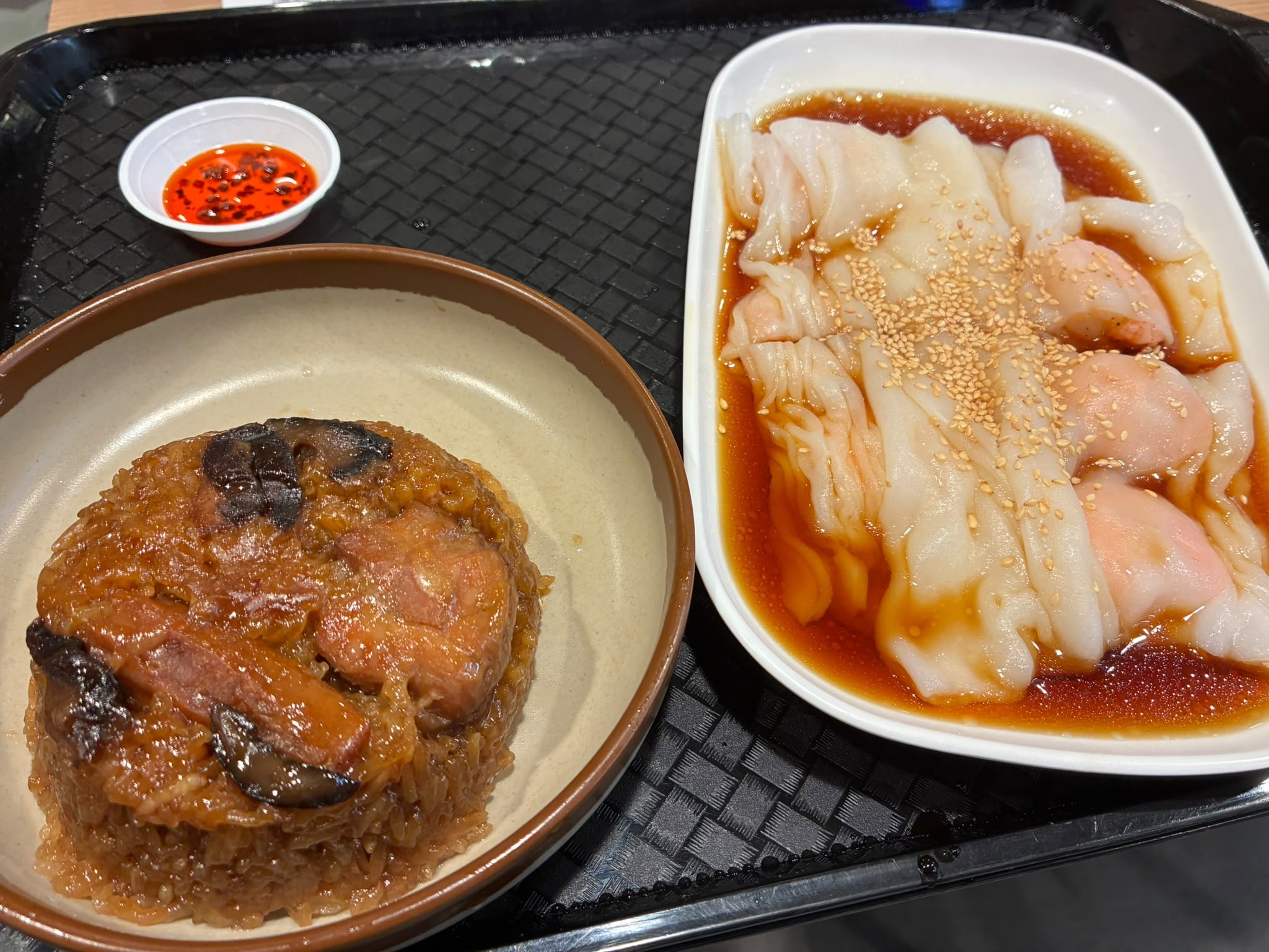 Lo Mai Gai and shrimp chee cheong fun at Chef Wei Clementi Mall