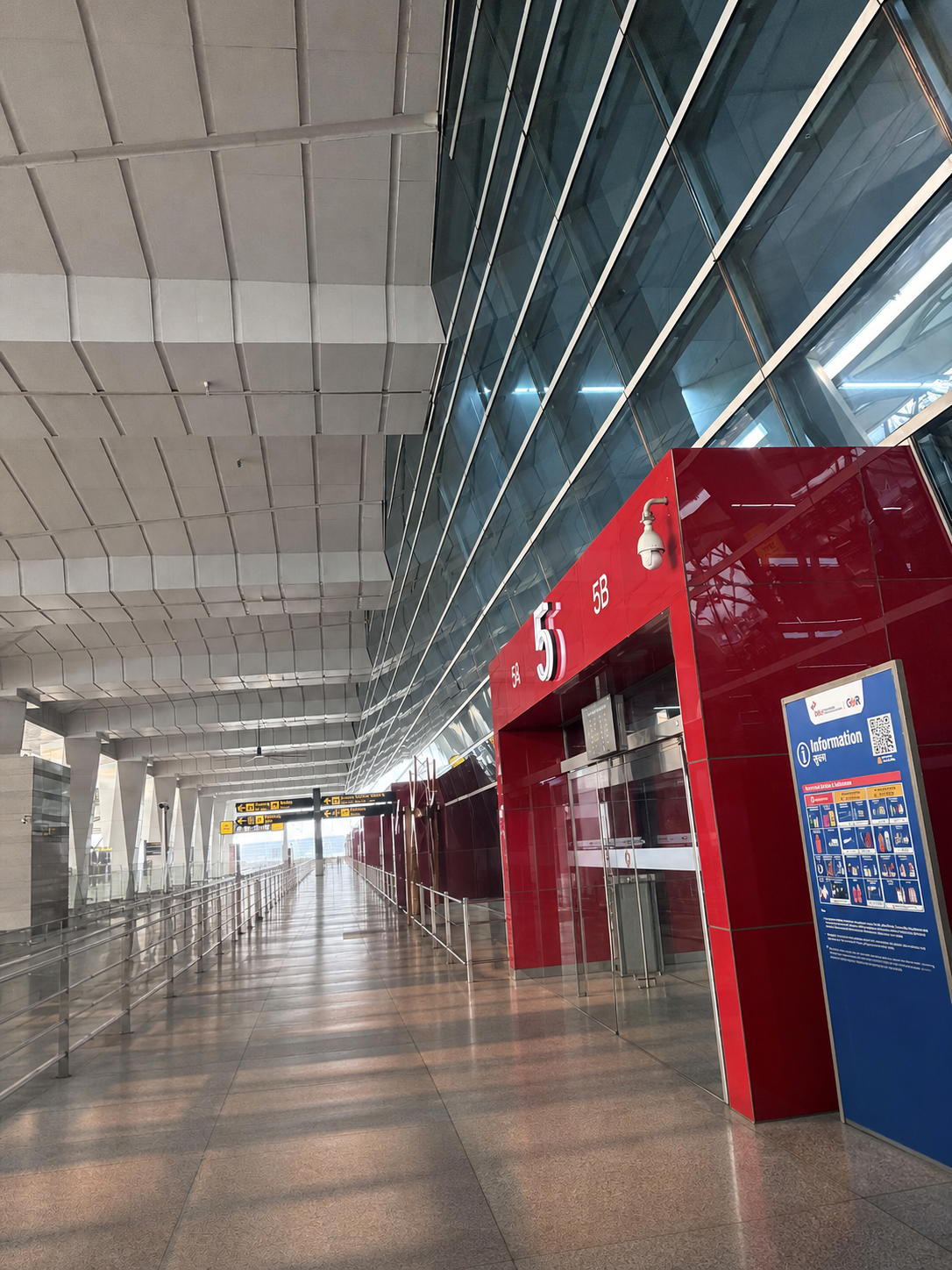 デリー国際空港ターミナル3のGate 5B入口