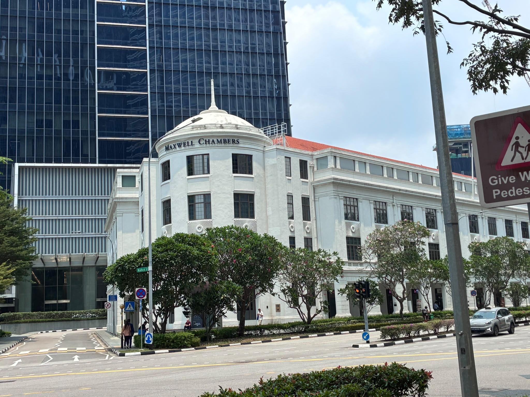 Maxwell Chambers building at 32 Maxwell Road Singapore