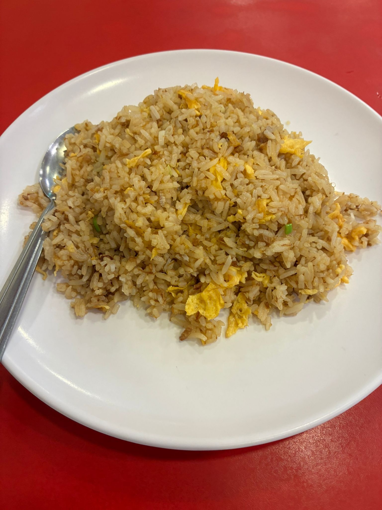 Egg fried rice at Jing Hua Xiao Chi in Chinatown Singapore