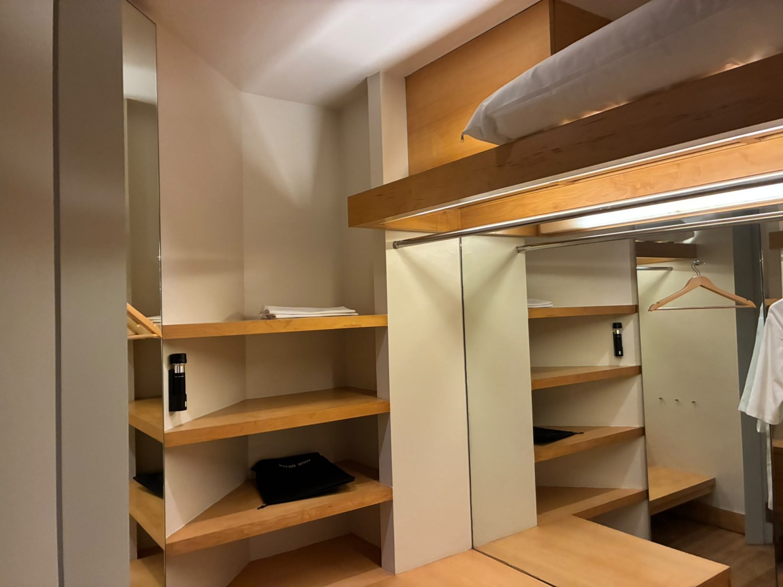 Walk-in closet of a Grand Executive Suite at Hilton Kuala Lumpur, Malaysia