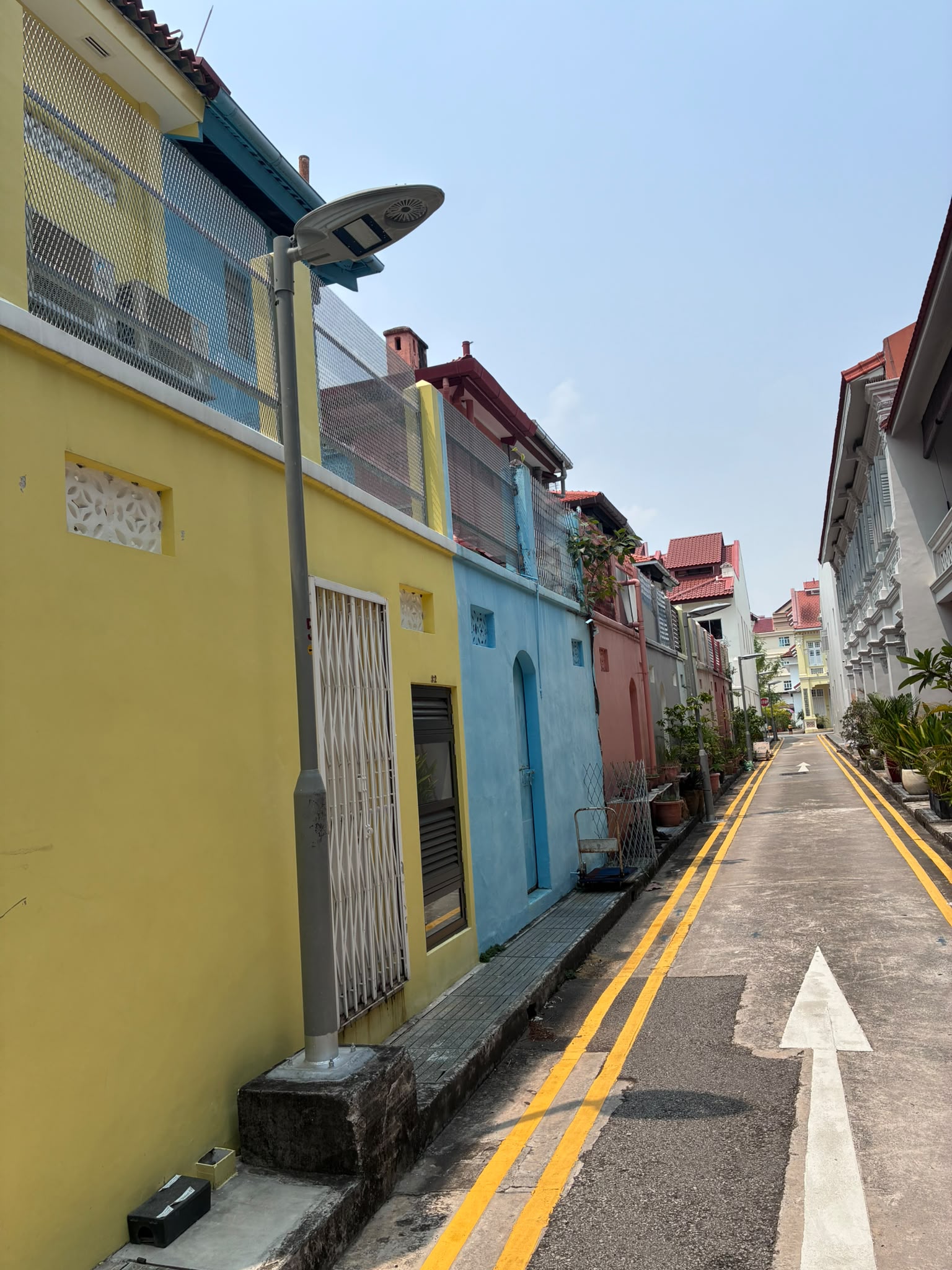 Colourful Peranakan-style shophouses in Katong, Singapore