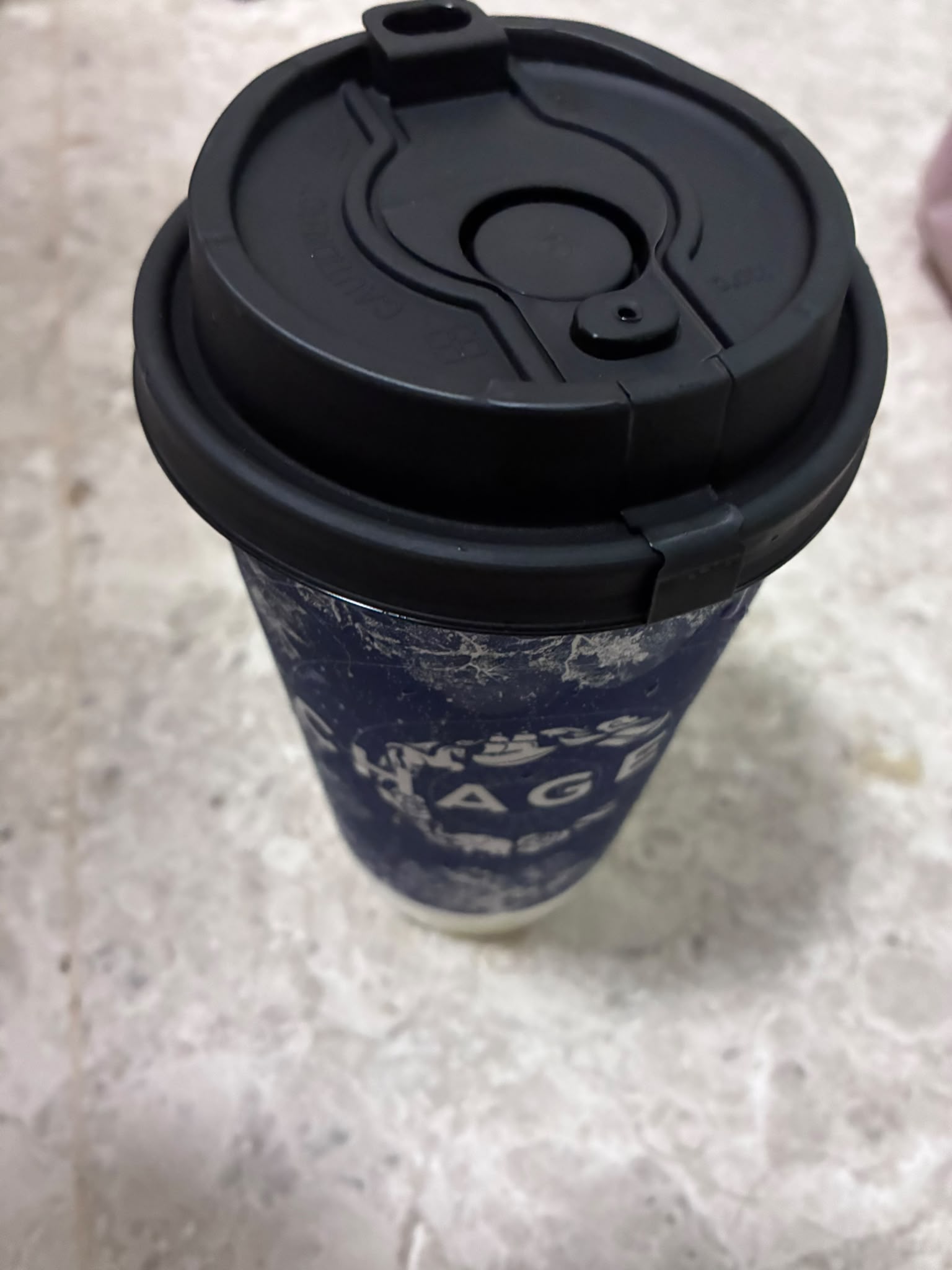 Regular black tea in a CHAGEE cup