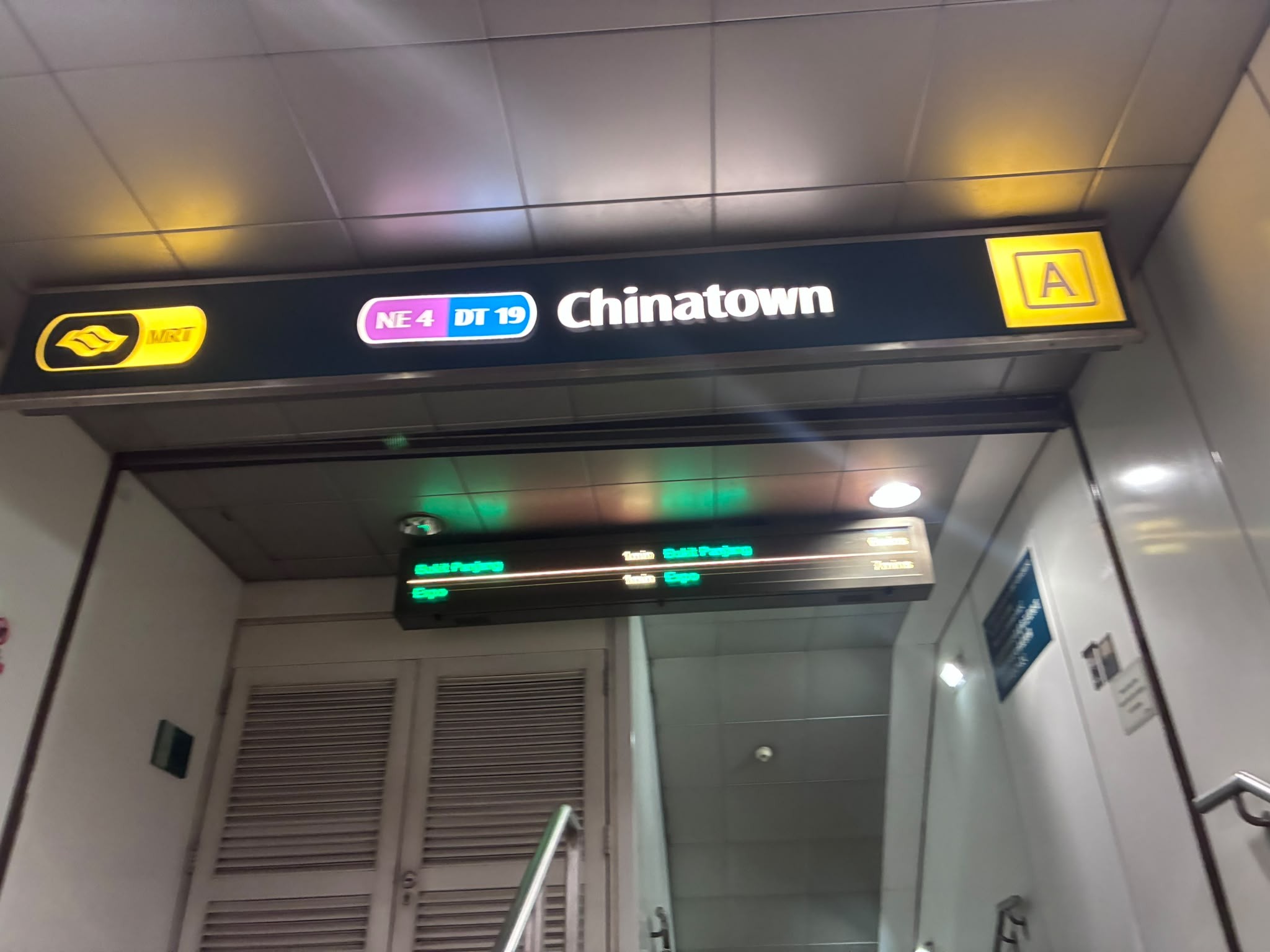 Exit A of Chinatown MRT station (NE4/DT19), Singapore